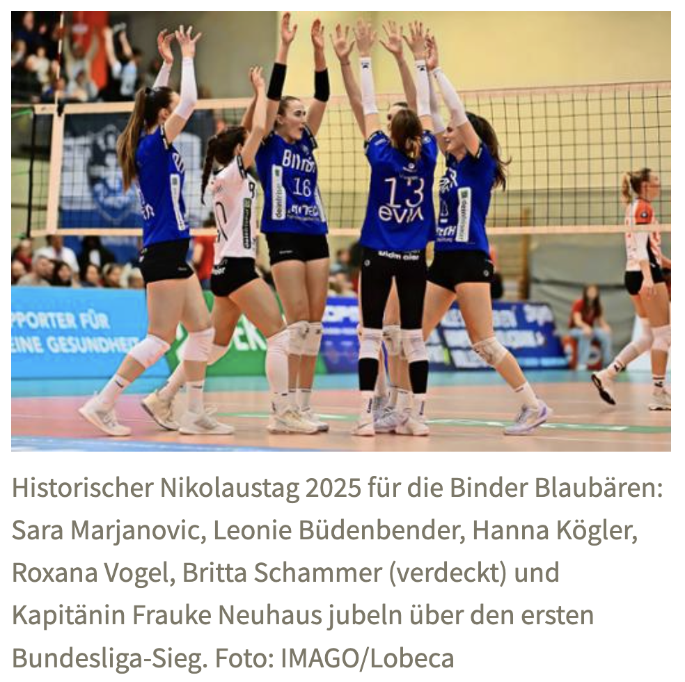 Blaubären feiern ersten Bundesliga-Sieg